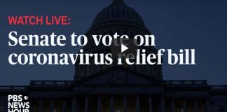 WATCH LIVE: Senate to vote on coronavirus relief bill – March 24, 2020 senate corona virus